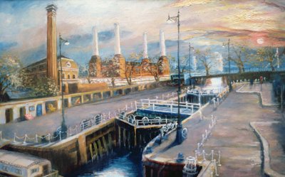 Grosvenor Dock, 1998, Pimlico Embankment by Lee Campbell